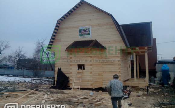 Строительство дома из бруса 6х8, Раменский район, д.Сельвачево