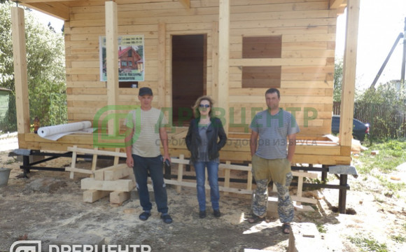 Строительство дома из бруса по проекту ДБ53 в Солнечногорском районе