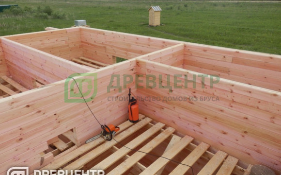 Строительство дома из бруса по проекту ДБ31 в Боровском районе Калужской области