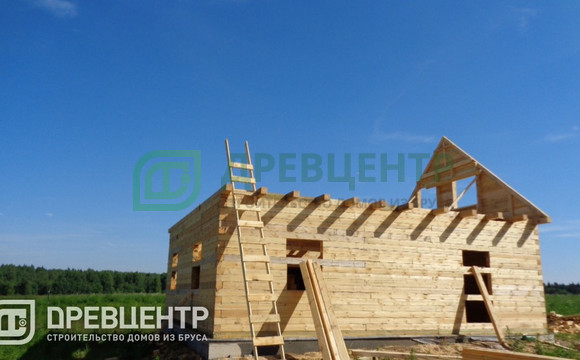 Строительство дома из бруса 8х10 в Сергиево - Посадском районе