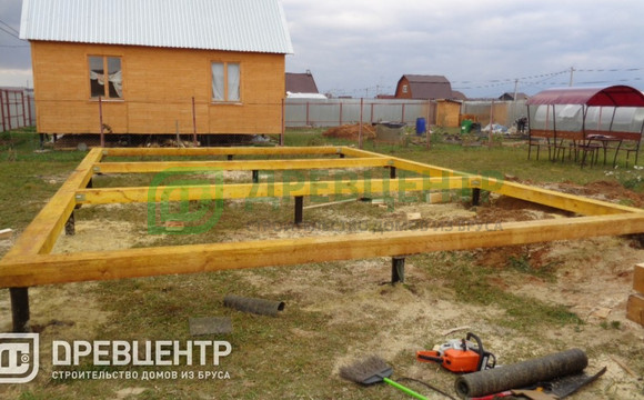 Строительство дома из бруса по проекту Дб39 в Чеховском районе ДП "Филлипины"