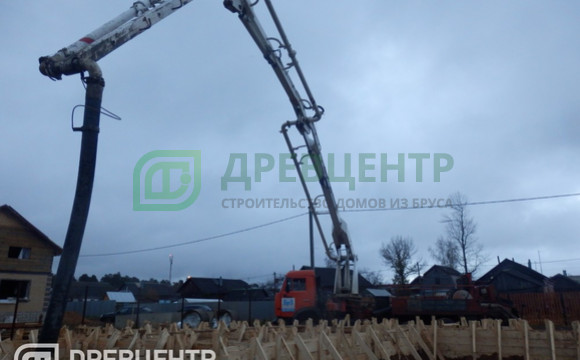Строительство фундамента по проекту ДБ88 в Костромской области п.Никольское