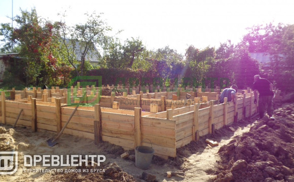 Строительство ленточного фундамента в Ступинском районе д.Ольгино