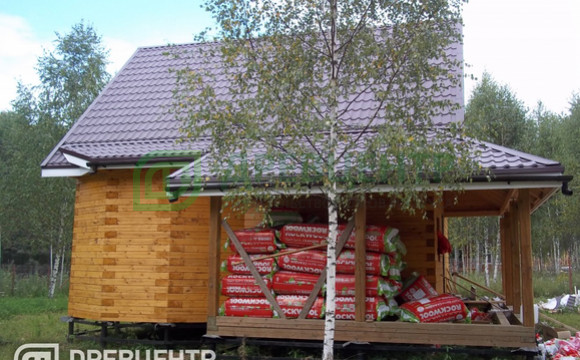 Фоторепортаж отделки дома из бруса в Ярославской области