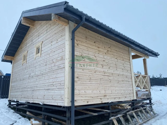 Отделка бани из профилированного бруса в Наро - Фоминском районе, с. Каменское , фото 11 из 12