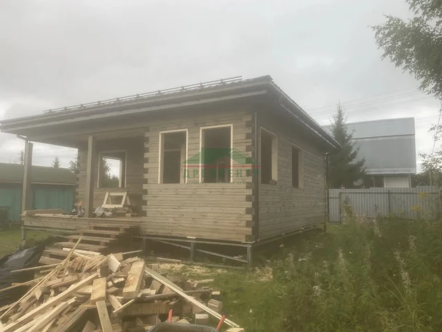 Отделка дома из бруса по проекту Дб163 в Сергиево Посадском районе, д. Дубининское , фото 1 из 10