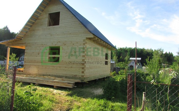 Строительство дома из бруса по проекту ДБ56 в Кимрском районе д. Глазово