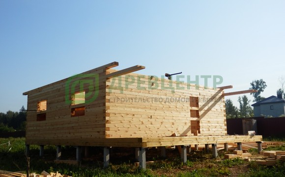 Строительство дома из бруса по проекту ДБ85 в Рузском районе