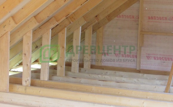 Строительство дома из бруса 10х11 м. в Наро Фоминском районе д. Пожитково