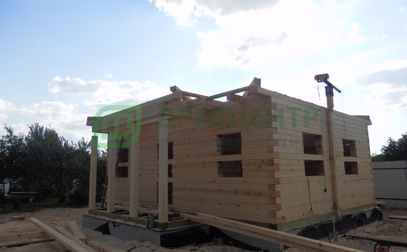 Строительство дома по проекту ДБ137 в Раменском районе д. Трошково
