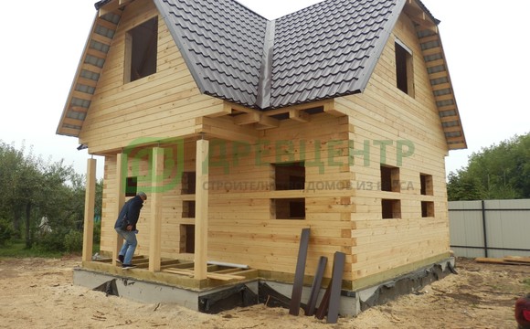 Строительство дома по проекту ДБ137 в Раменском районе д. Трошково