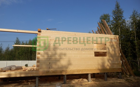 Строительство дома из бруса по проекту ДБ143 в г. Электрогорск