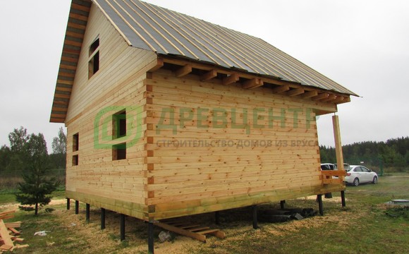 Строительство дома из бруса 6х8 во Владимирской области ДНТ Финеев Луг