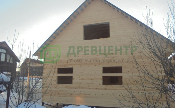 Строительство дома из бруса по проекту ДБ63 в Раменском районе с.т. Михнево
