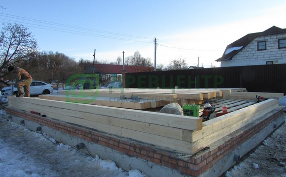 Строительство дома из бруса 6х9 в Калужской области д. Картышово