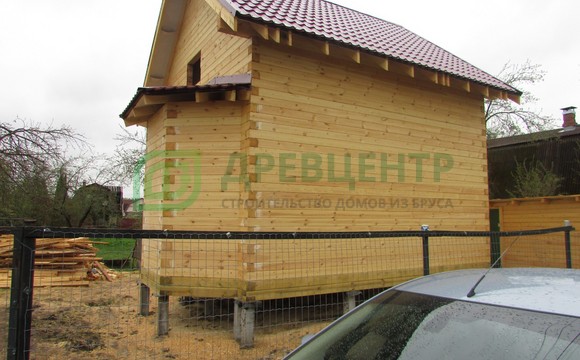 Строительство дома из бруса по проекту ДБ16 в г. Конаково