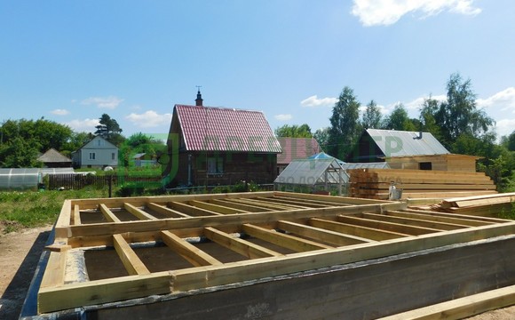 Строительство дома из бруса по проекту ДБ109 в Сергиево Посадском районе, д. Репихово