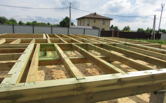 Строительство дома из бруса по проекту ДБ 139 в Калужской области д. Хрустали