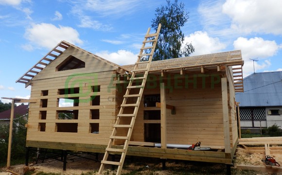 Строительство дома из бруса 7х9 в Одинцовском районе д. Иглово
