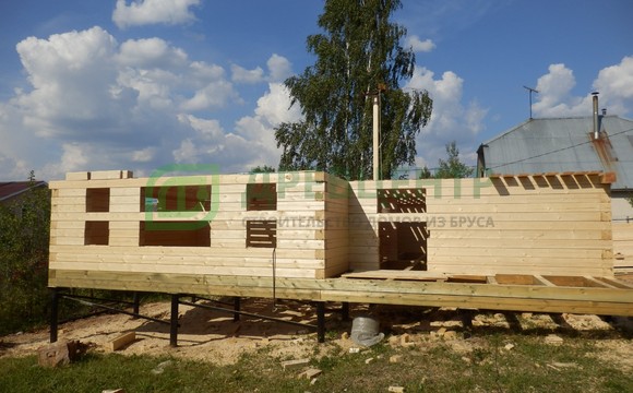 Строительство дома из бруса 7х9 в Одинцовском районе д. Иглово