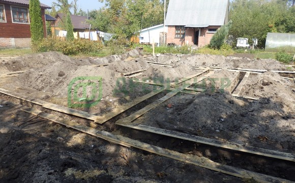 Строительство ленточного фундамента в Орехово Зуевском районе СНТ Березка