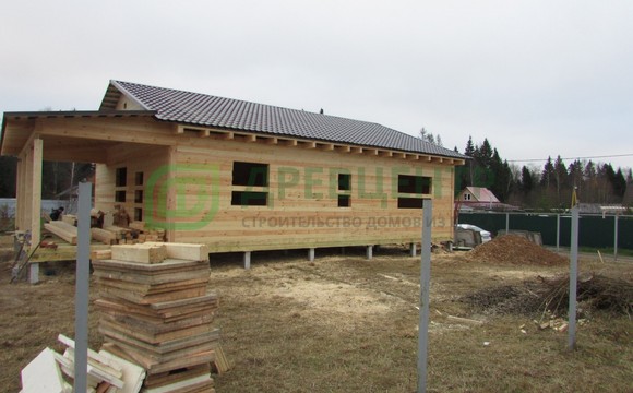 Строительство дома из бруса 10х12 м в Можайском районе д. Лыткино - 3