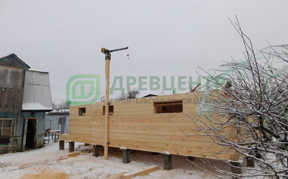 Строительство дома из бруса по проекту ДБ32 в Калужской области г. Обнинск
