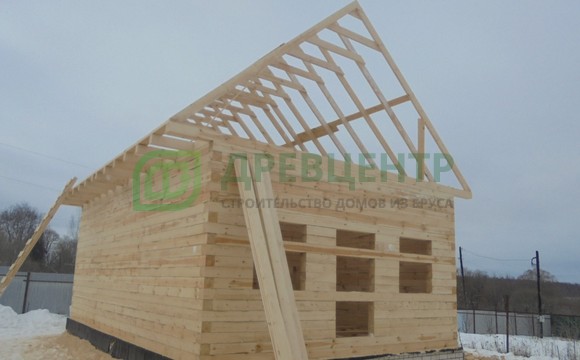 Строительство дома из обрезного бруса 6х9 в Тверской области, д. Степурино