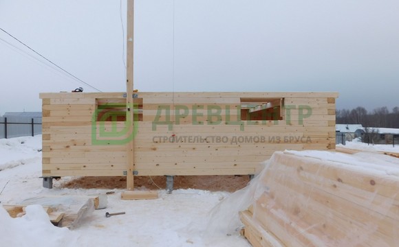 Строительство дома из бруса по проекту ДБ139 в Киржачском районе, д. Арефино
