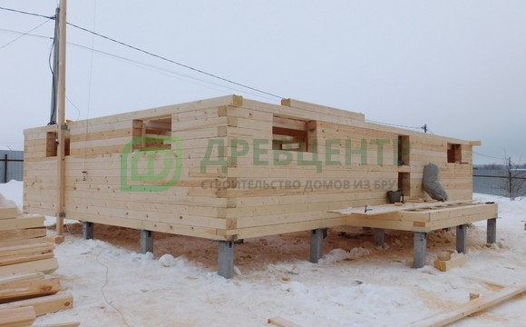 Строительство дома из бруса по проекту ДБ139 в Киржачском районе, д. Арефино