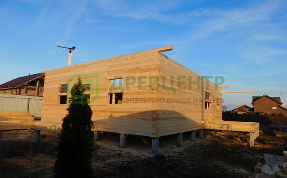 Строительство дома из бруса по проекту ДБ103 в Раменском районе, КП 