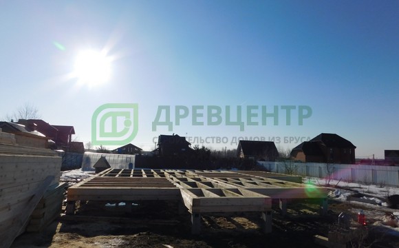 Строительство дома из бруса по проекту ДБ103 в Раменском районе, КП 