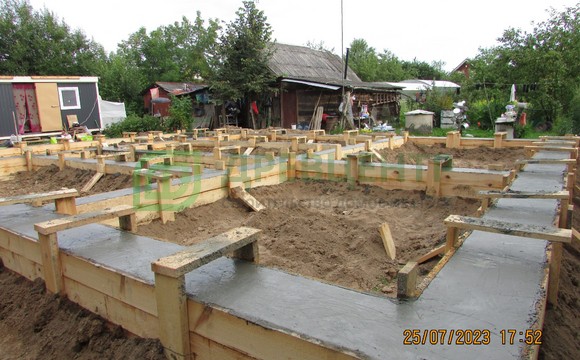 Строительство фундамента в Ступинском районе, д. Шматово