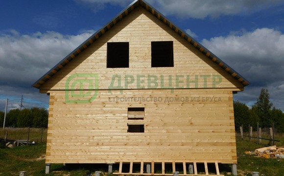 Строительство дома из бруса 8х10,5 м в Костромской области, г. Галич