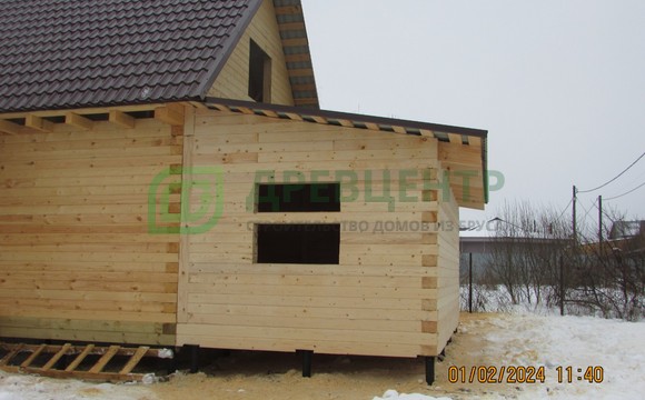 Строительство прируба к дому из бруса 3,5х6 м. в Одинцовском районе, п. Старый городок