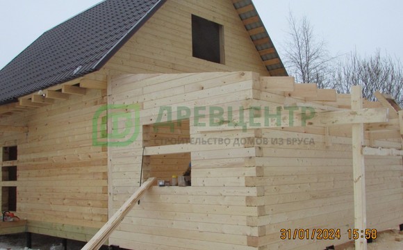 Строительство прируба к дому из бруса 3,5х6 м. в Одинцовском районе, п. Старый городок