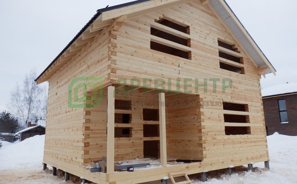 Строительство дома из бруса 9х9 в Орехово Зуевском районе г. Ликино Дулево