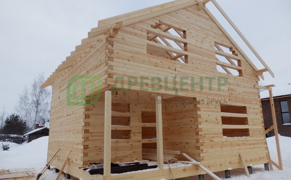 Строительство дома из бруса 9х9 в Орехово Зуевском районе г. Ликино Дулево