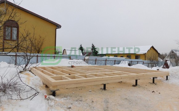 Строительство дома из бруса по проекту ДБ154 в Новой Москве, д. Сатино Русское