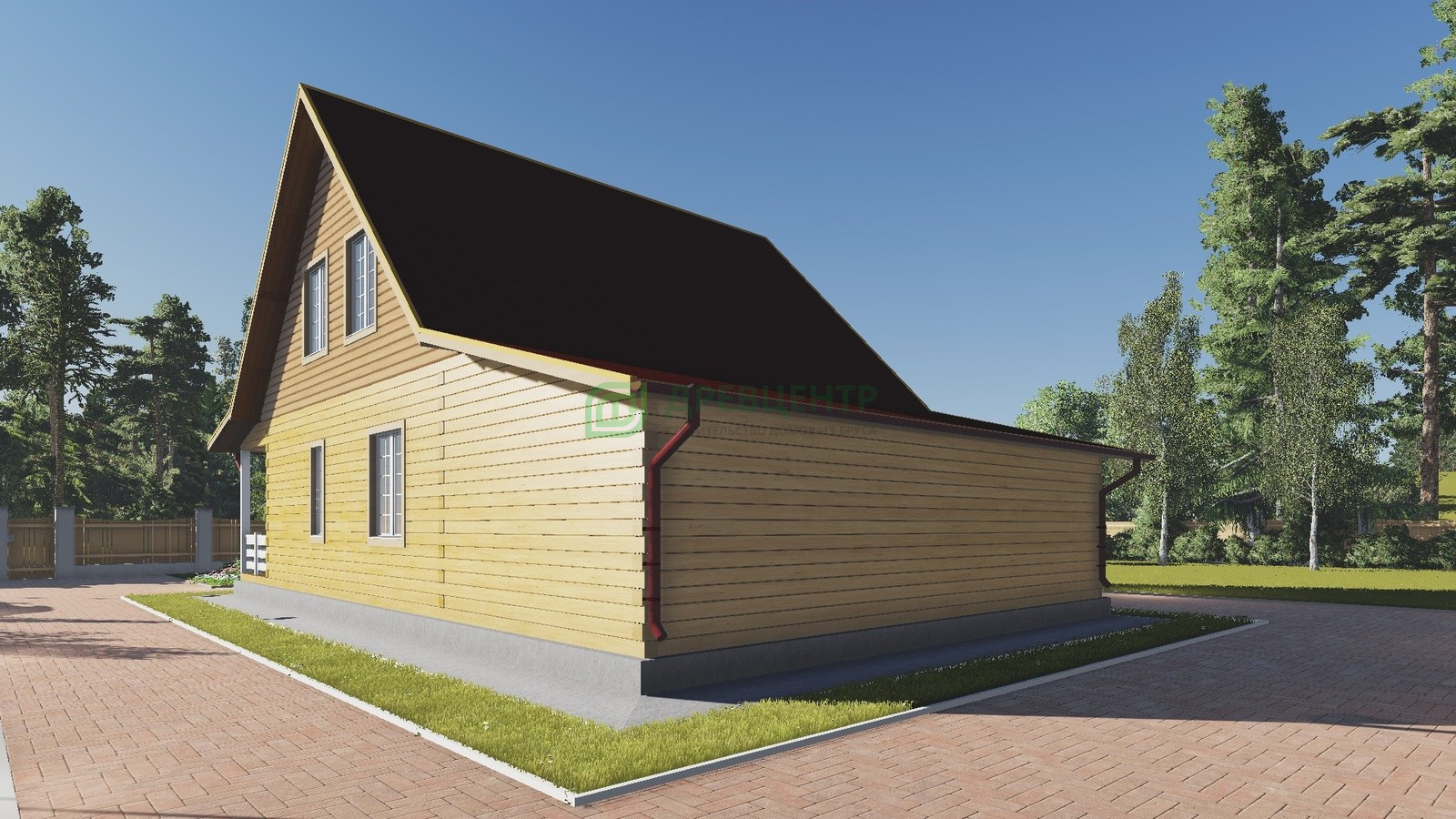 Преимущества деревянных двухэтажных домов