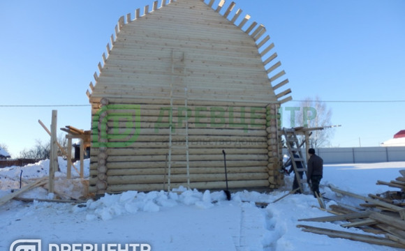 Строительство дома из бревна, размером 7х8 Владимирская обл, Кальчугинский район
