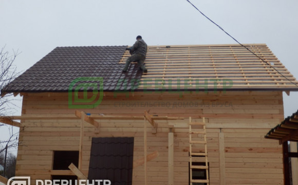 Строительство дома из бруса 8х8, Наро-Фоминский район, д.Новозыбинка
