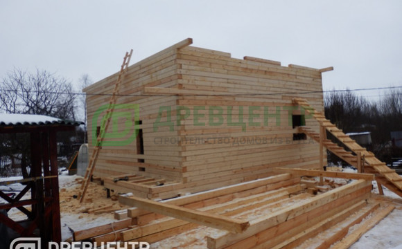 Строительство дома из бруса 8х8, Наро-Фоминский район, д.Новозыбинка