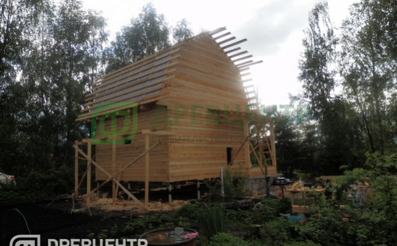 Строительство дома из бруса размером 6х6 Дмитровский район