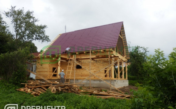 Строительство дома из бруса размером 7х10 Калужская обл, Боровский район