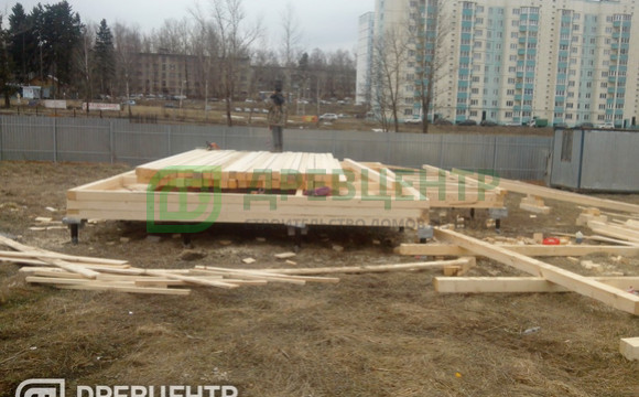 Строительство дома из бруса 6х8, Солнечногорский район, д.Тимоново