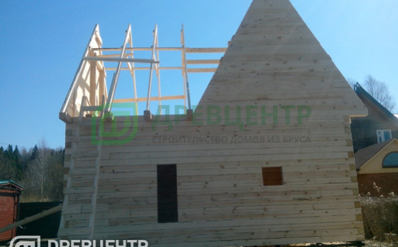 Строительство дома из бруса по проекту ДБ 9 Солнечногорский район, Смирновка 3