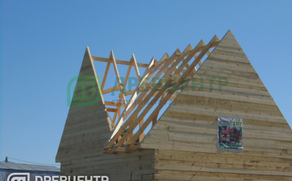 Строительство дома из бруса по проекту ДБ9 в Шатурском районе