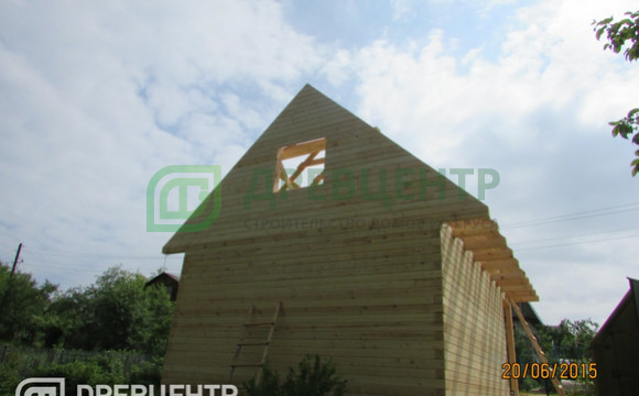 Строительство дома из бруса по проекту ДБ28 в Сергиево - Посадском районе