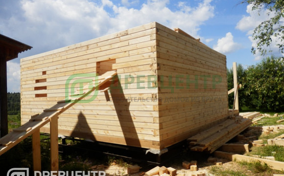 Строительство дома из бруса по эскизу заказчика в Сергиево - Посадском районе